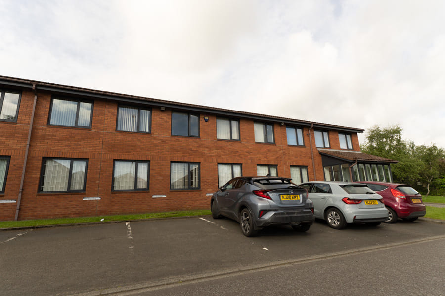 Hadrian House side elevation, office rental near Gosforth